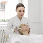 woman beauty clinic filler treatment